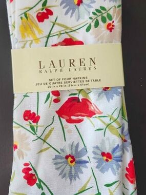 Ralph Lauren 100% cotton napkins